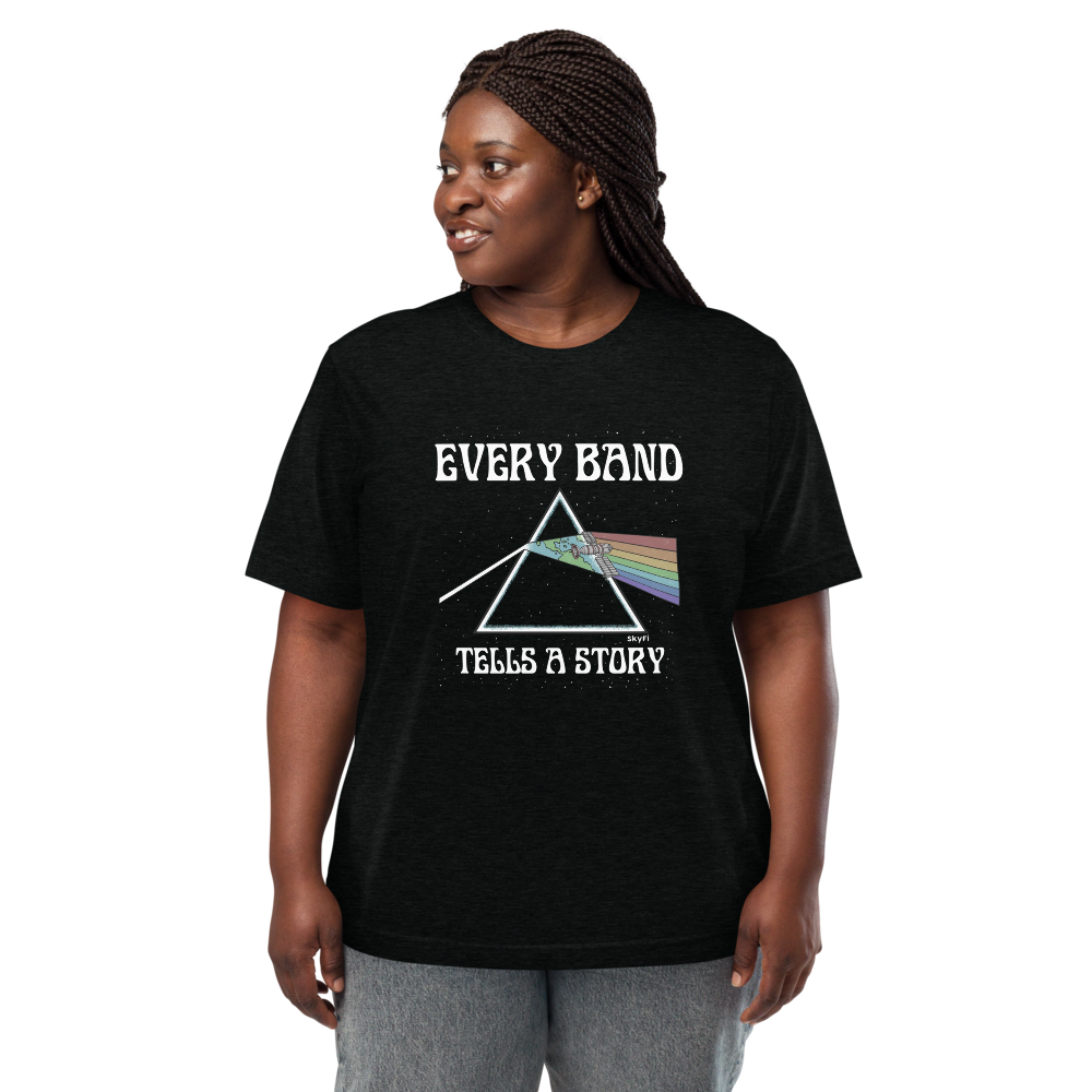 SkyFi "Every Band Tells A Story" T-Shirt – Black