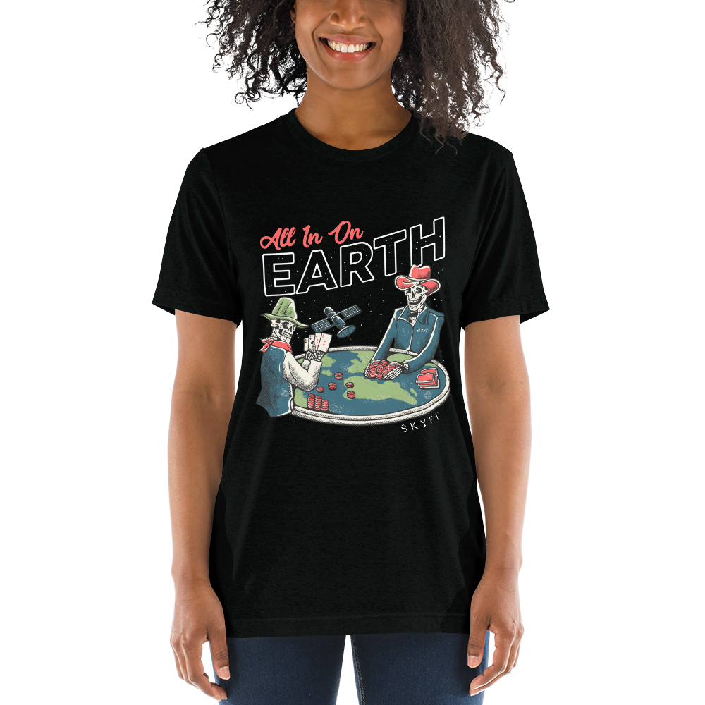 SkyFi "All In On Earth" T-Shirt