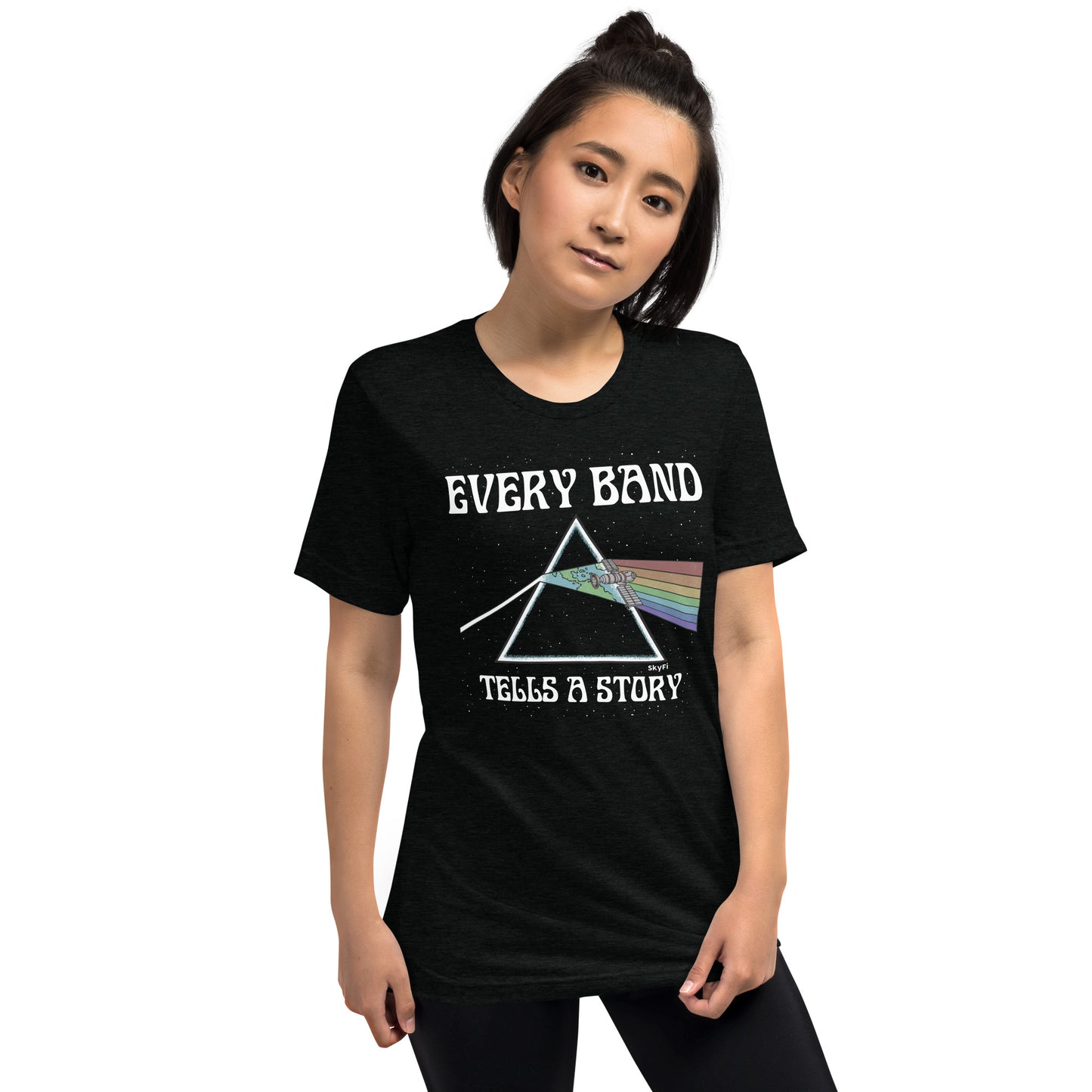 SkyFi "Every Band Tells A Story" T-Shirt – Black