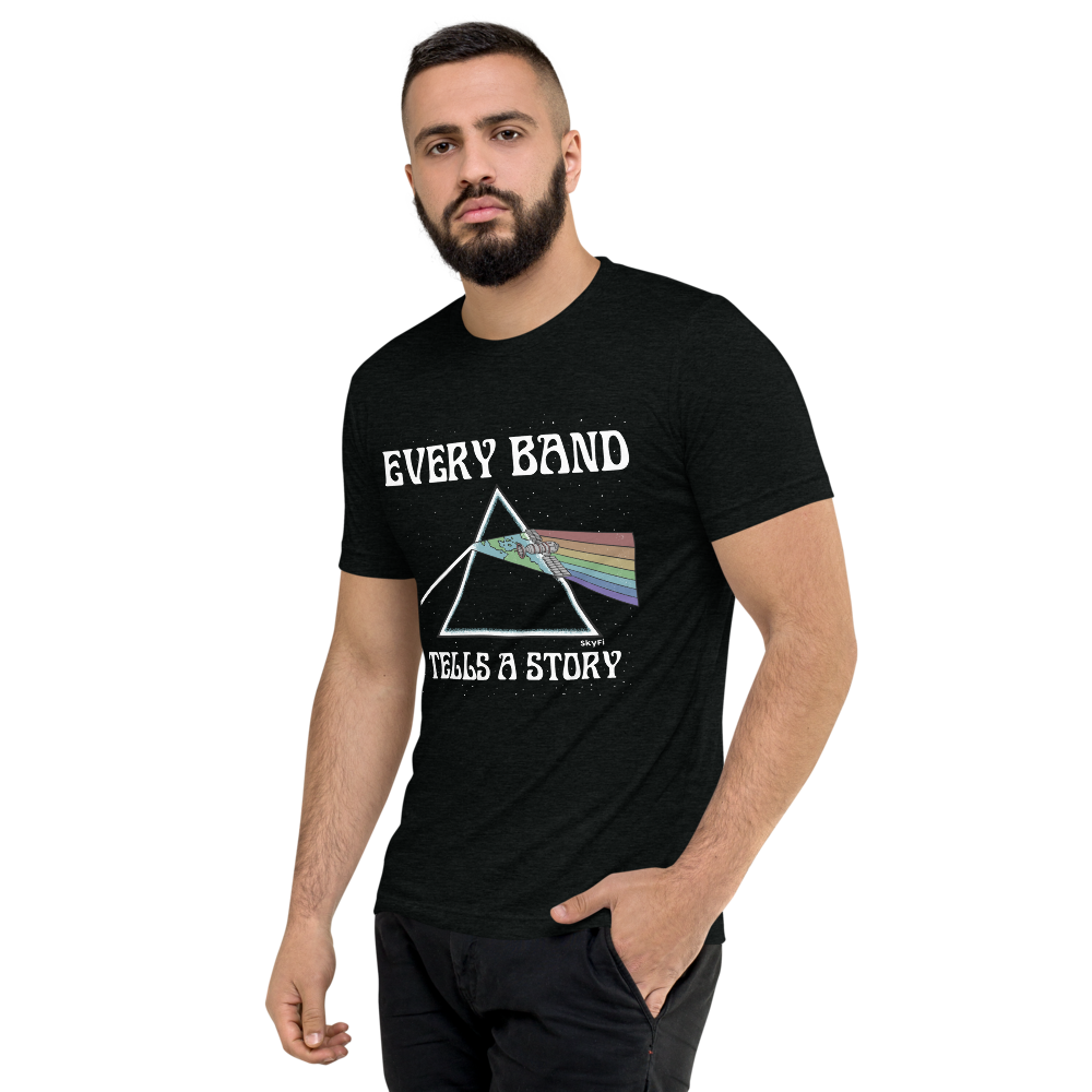 SkyFi "Every Band Tells A Story" T-Shirt – Black